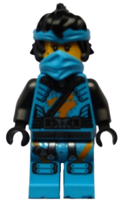 LEGO Nya - Seabound, Black Hair set