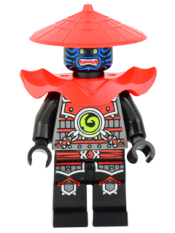 LEGO Stone Army Swordsman, Blue Face minifigure