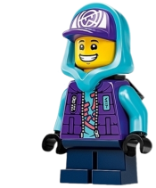 LEGO Lil' Nelson - Medium Azure Hood set