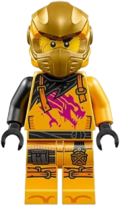 LEGO Arin - Shirt with Magenta Dragon, Head Wrap set