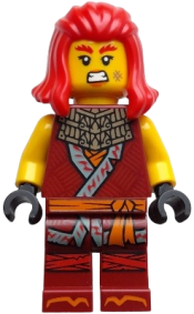 LEGO Wyldfyre - Dark Red Tunic set