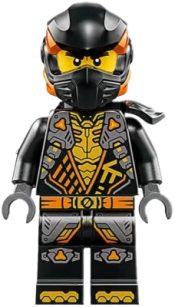 LEGO Cole - Dragons Rising, Tunic with Shoulder Armor, Head Wrap, Scabbard set