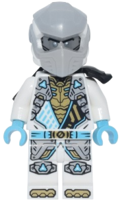 LEGO Zane - Dragons Rising, Tunic with Shoulder Armor, Head Wrap, Scabbard set