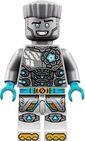 LEGO Zane - Dragons Rising, Flat Silver Torso, Smile set