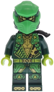 LEGO Lloyd - Dragons Rising, Tunic with Shoulder Armor, Head Wrap, Scabbard set