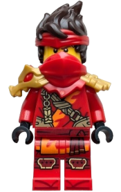 LEGO Kai - Dragons Rising, Tunic with Strap and Charm, Dragon Shoulder Armor set