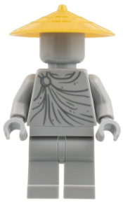 LEGO Statue - Pearl Gold Conical Hat set