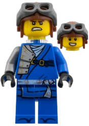 LEGO Jay ZX - Legacy Update, Aviator Cap, Neck Bracket set