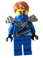 LEGO Jay (Techno Robe) - Rebooted, Flat Silver Shoulder Armor minifigure