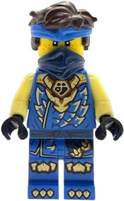 LEGO Jay - Dragons Rising, Tunic with Dragon Head, Hair set