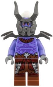 LEGO Oni Warrior - Blue Violet Torso, Reddish Brown Legs set