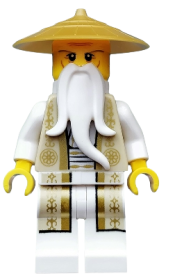 LEGO Wu Sensei (Gold and Tan Robe) minifigure