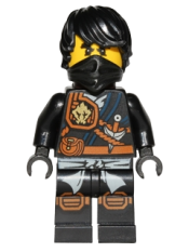 LEGO Cole - Knee Pads with Scabbard minifigure