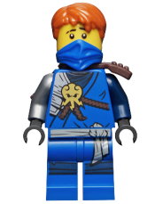 LEGO Jay (Honor Robe) - Day of the Departed, Hair and Blue Mask minifigure