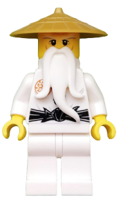 LEGO Wu Sensei - Pearl Gold Hat minifigure