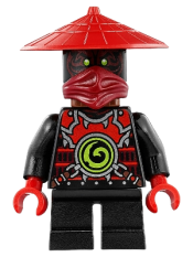 LEGO Stone Army Scout, Red Face minifigure