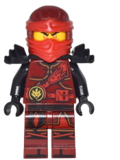 LEGO Kai - Hands of Time, Black Armor, Dual Sided Head minifigure
