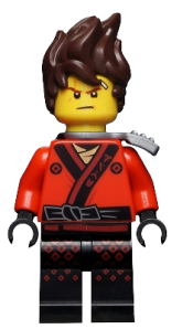 LEGO Kai - The LEGO Ninjago Movie, Hair, Flat Silver Scabbard minifigure