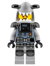 LEGO Hammer Head - Black Beard, Large Knee Plates minifigure