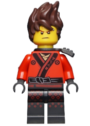 LEGO Kai - The LEGO Ninjago Movie, Hair, Pearl Dark Gray Scabbard minifigure