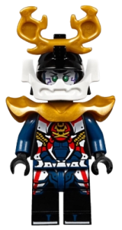 LEGO Samurai X (Pixal / P.I.X.A.L.) - Sons of Garmadon / Hunted, Large Horns minifigure
