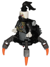 LEGO Daddy No Legs - Black Round Tiles minifigure
