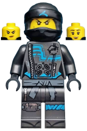 LEGO Nya - Hunted, Crooked Smile / Open Mouth Smile minifigure