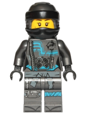 LEGO Nya - Hunted, Crooked Smile / Open Mouth Smile, Plain Wrap minifigure