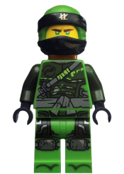 LEGO Lloyd - Hunted, Green Wrap and Neck Bracket minifigure