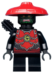 LEGO Stone Army Scout, Green Face minifigure