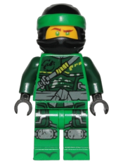 LEGO Lloyd - Hunted, Green Wrap (without Asian Symbol on Wrap) minifigure