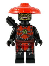 LEGO Stone Army Scout, Yellow Face, Black Quiver minifigure