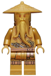 LEGO Wu Sensei - Legacy, Pearl Gold Robe minifigure