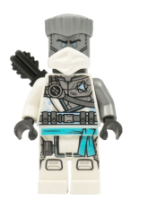 LEGO Zane - The Island, Mask and Hair, Quiver minifigure