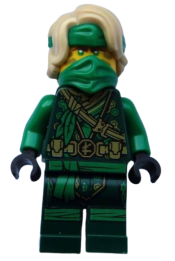 LEGO Lloyd - The Island, Mask and Hair with Bandana minifigure