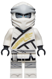 LEGO Zane - Legacy, Flat Silver Head minifigure