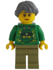 LEGO Misako - Green Hoodie minifigure