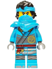 LEGO Nya - Dragons Rising, Hair, Shoulder Pads minifigure