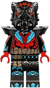 LEGO Lord Ras - Pearl Dark Gray Armor minifigure