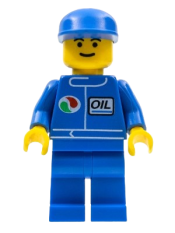 LEGO Octan - Blue Oil, Blue Legs, Blue Cap minifigure