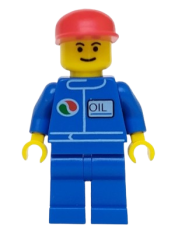 LEGO Octan - Blue Oil, Blue Legs, Red Cap minifigure