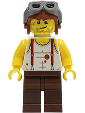 LEGO Mac McCloud - Aviator Cap minifigure