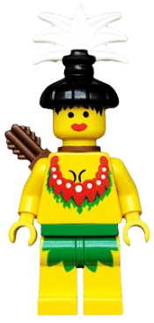 LEGO Islander, Female with Quiver minifigure