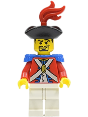 LEGO Imperial Soldier II - Officer with Red Plume minifigure