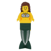 LEGO Mermaid - Long with Bracket minifigure