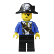 LEGO Pirate Blue Jacket minifigure