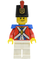 LEGO Imperial Soldier II - Shako Hat Printed, Smirk and Stubble Beard minifigure