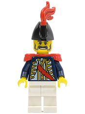 LEGO Imperial Soldier II - Governor, Red Plume, Red Epaulettes minifigure