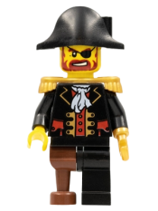 LEGO Captain Brickbeard - Plain Bicorne Hat minifigure