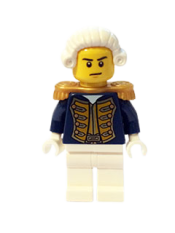 LEGO Admiral (Head 6123702) minifigure
